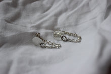 Zero waste sterling silver earrings